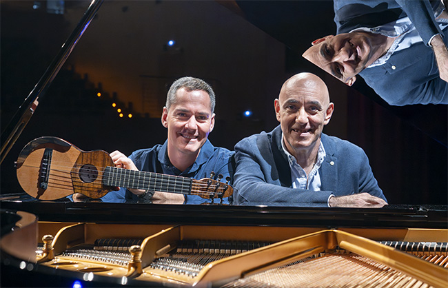 Germán López y Augusto Báez