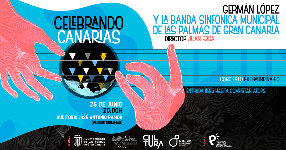 Germán López y la Banda Sinfónica Municipal de Las Palmas de G.C. 